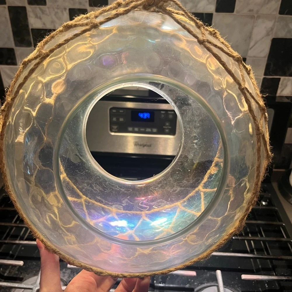 Glass Bird Feeder